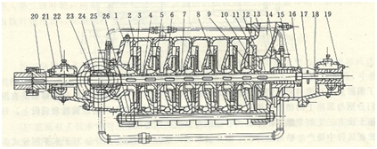 大東海泵業(yè)多級離心泵結構圖3